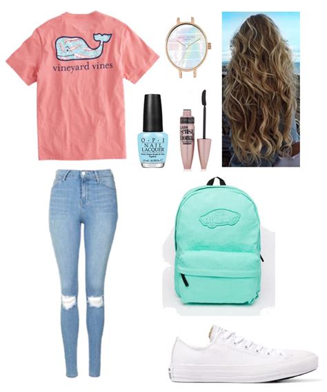 Perfect For First Day Of School Outfit Cute Teen Outfits Simple Outfits For School Cute