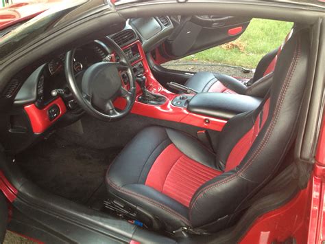 1997 2004 C5 Corvette Genuine Leather Seat Covers Custom Interior