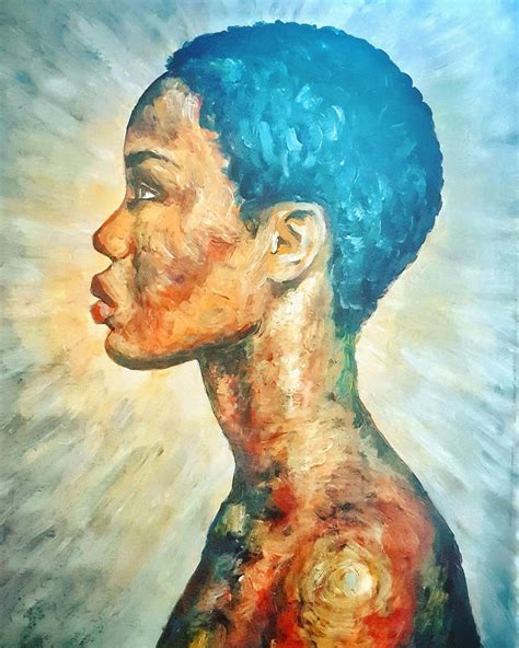 Joya Cousin Acrylic On Paper Completed May 2017 Art
