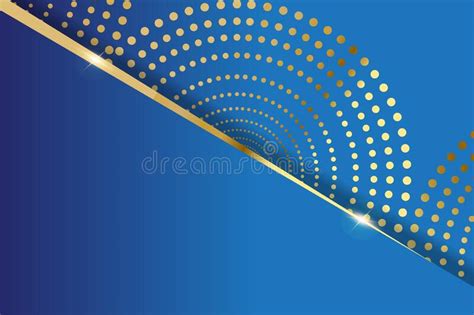 Abstract Polygonal Pattern Luxury With Gold Stock Vector Illustration