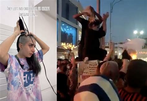 Iranian Women Are Shaving Their Heads In Protest Of Mahsa Aminis Death