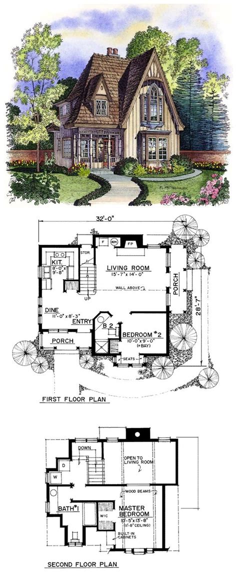 Plan 86000 Victorian Style With 2 Bed 2 Bath Victorian House Plans