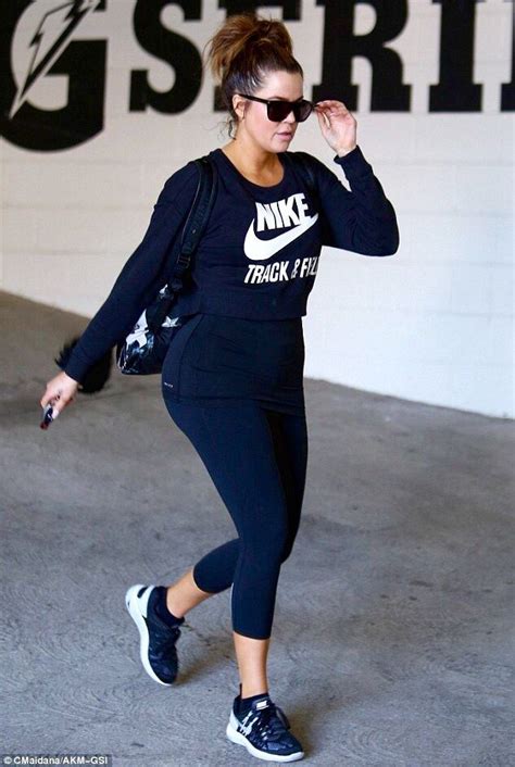 ️all ️ ️ Khloe Kardashian Sporty Outfits Kardashian Workout
