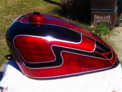 You'll also learn how to protect paints from gasoline. custom painted sporty gas tank for sale - bikerMetric