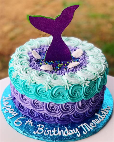 Mermaid Cake Mermaid Birthday Cakes Mermaid Cakes Half Birthday Cakes