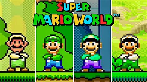 🍄super Mario World🍄 Best Luigi Game Hacks Youtube