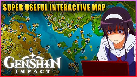 Genshin Impact Interactive World Map ~ Genshin Impact Violetgrass Guide