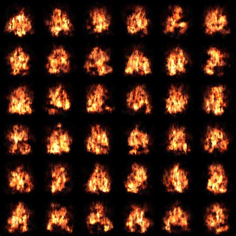 Fire And Smoke Particles Texture Variation 7