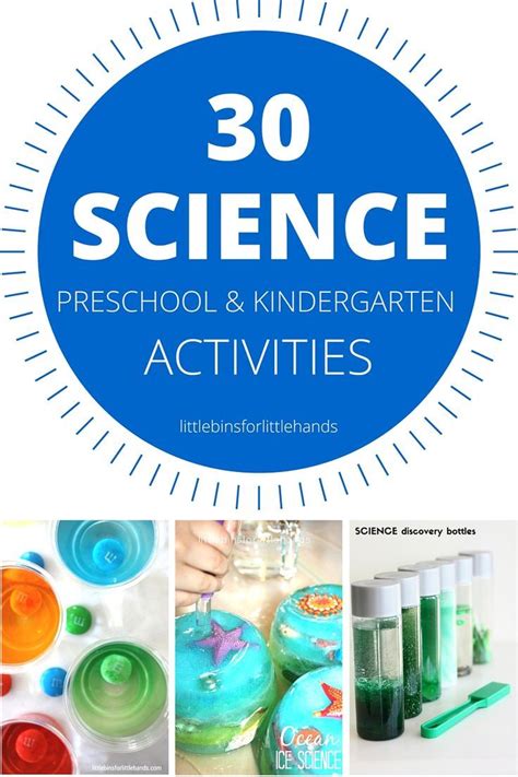 50 Easy Preschool Science Experiments Little Bins For Little Hands
