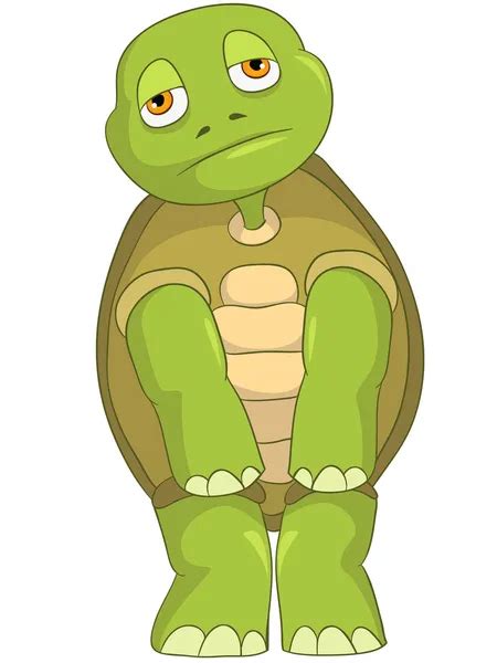 Sad Turtle Cartoon Vector Art Stock Images Depositphotos