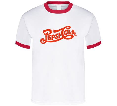 Pepsi Cola Fun Cool Vintage Style Distressed Retro Graphic Tee Shirt