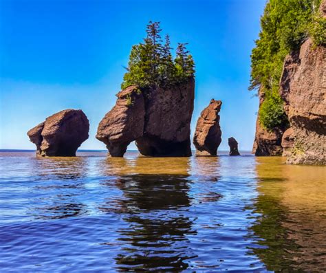 Travel In Canada New Brunswick Bay Of Fundy And Warm Saltwater