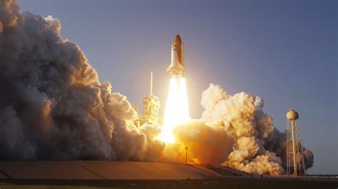 Spaceship Nasa Lift Off Space Shuttle Space Smoke Launch Pads Hd