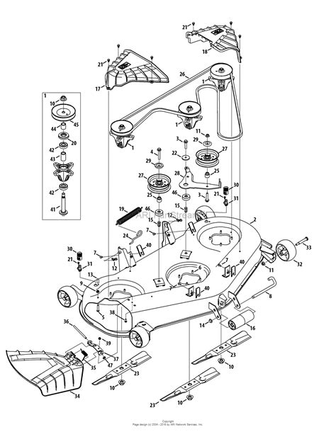 Craftsman Mower Deck Parts Diagram