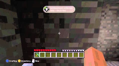 Minecraft Xbox 360 On A Rail Achievement Guide Youtube