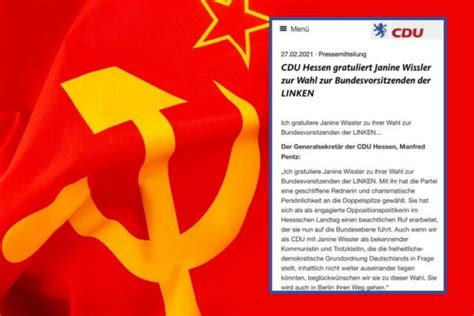 Explore tweets of janine wissler @janine_wissler on twitter. Rot Front erreicht die Mitte: CDU-Hessen gratuliert ...