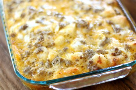 Breakfast Sausage Egg Casserole Without Bread