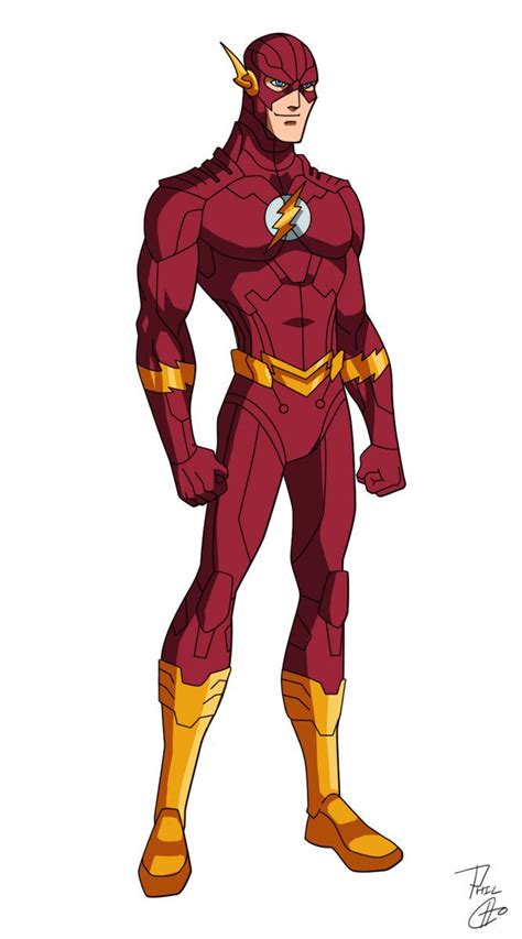 The Flash Is Standing With His Hands On His Hips