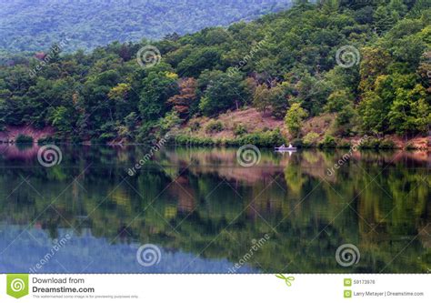 Couple Fishing On Mountain Lake Stock Photo Image Of Male Millbore