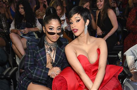 Cardi B Supports Her Swaggy Talented And Pretty Sister Hennessy Carolina At Milan Fashion