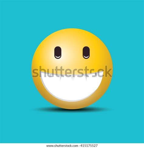 Extremely Satisfied Smiley Stock Vector Royalty Free 415175527