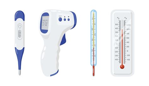 Various Types Of Thermometer Tools For Measuring Body Temperature