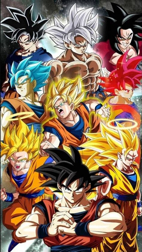 All Goku Forms Dragon Ball Art Goku Anime Dragon Ball Super Anime