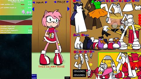 Juego Dress Up Sonic Wr Clothe Rose Youtube