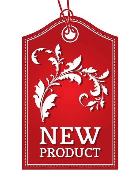 Free Red New Product Sticker Tag Vector 02 Titanui