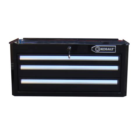 Kobalt 3 Drawer 27 Steel Tool Box Cabinet Black Ebay