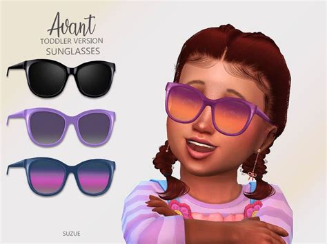 Suzues Avant Sunglasses Toddler Toddler Sunglasses Sims 4 Toddler