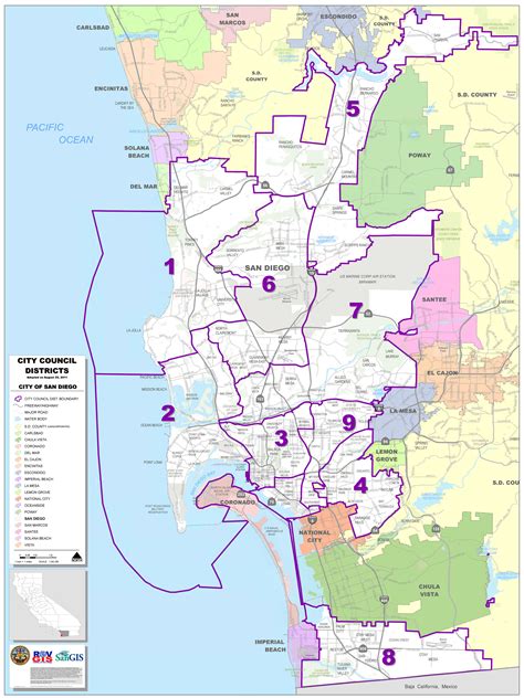 San Diego Map City Interactive Map
