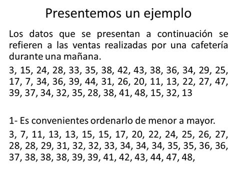 Probabilidad Y EstadÍstica Tablas De DistribuciÓn De Frecuencias