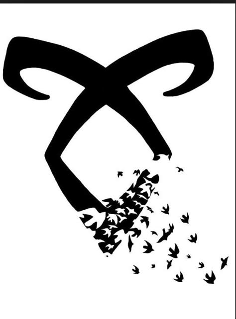 Angelic Rune Rune Tattoo Mortal Instruments Tattoo The Mortal