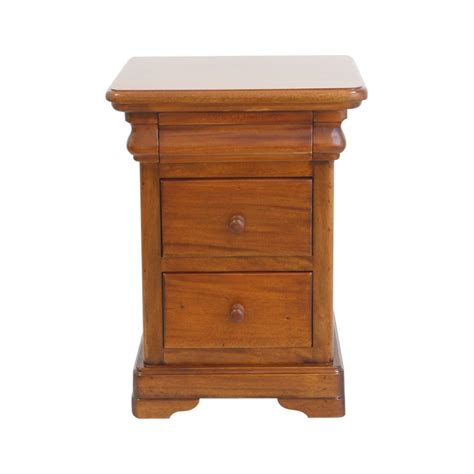 Solid Mahogany Wood Bedside Table Bedroom Furniture Antique Stylepre