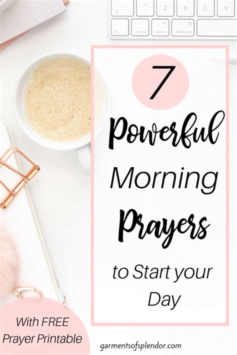 Seven Powerful Morning Prayers To Start Your Day Morning Prayers