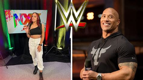 the rock s daughter ava raine praised wwe