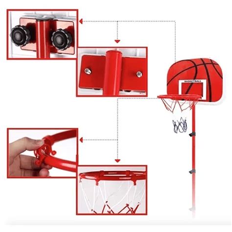 Aro Basketball Maya Inflador Balón Inflador