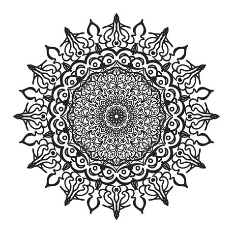 ornamental round ornament 3507443 Vector Art at Vecteezy