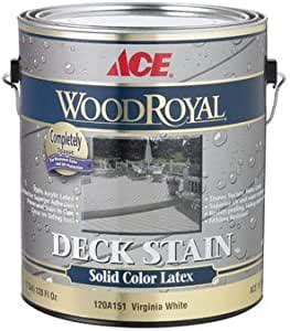 Ace Wood Royal Latex Solid Color Deck Stain Amazon Ca Tools Home