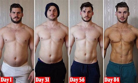 Man Shows Off Week Body Transformation In Amazing Time Lapse Video