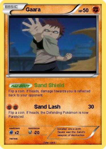 Pokémon Gaara 565 565 Sand Shield My Pokemon Card