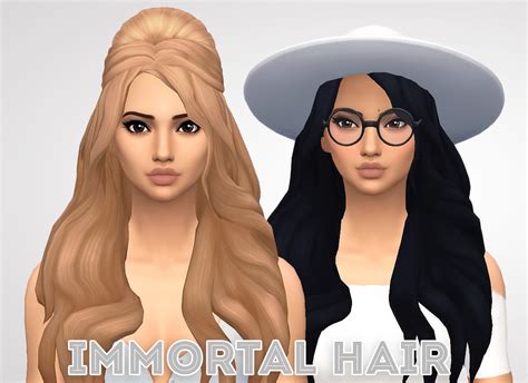 Sims 4 Ccs The Best Immortal Hair By Ivo Sims