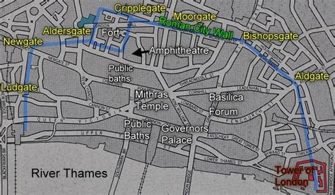 Roman London London Map Hidden London Tube Stations London