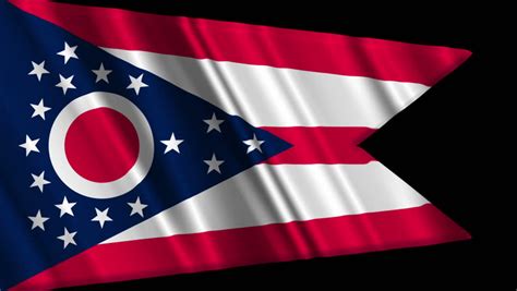 Ohio State Flag Flag Of Ohio With Paper Texture Download It For