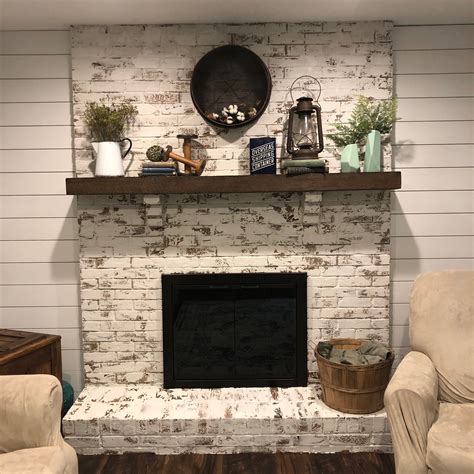 Brick Fireplace German Schmear Give Your Old Brick A Whole New Life