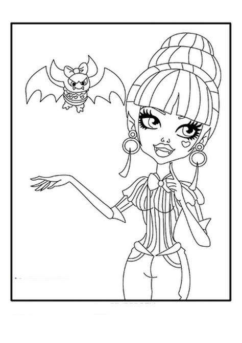 Monster High Dibujos Para Imprimir Y Colorear Dibujos Monster High