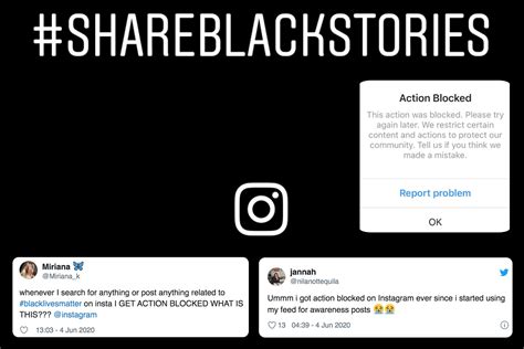 Instagram Blocks Black Lives Matter Posts Because Theyre Spam The