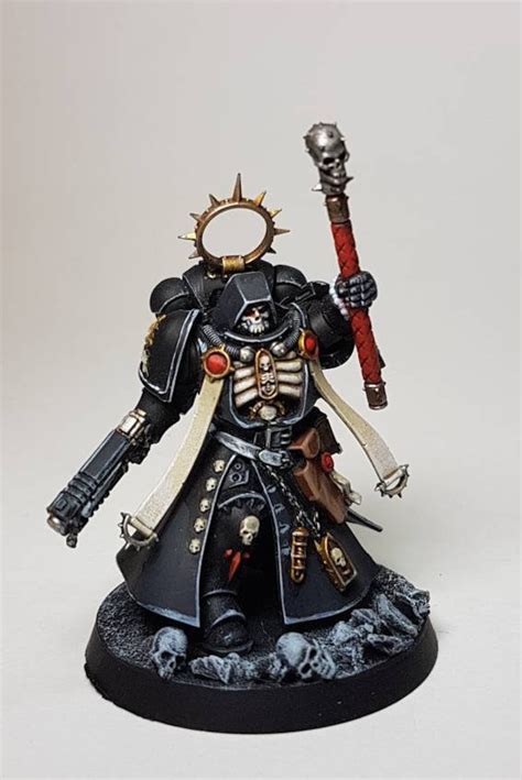 Primaris Space Marine Chaplain Custom Painted Miniature Etsy