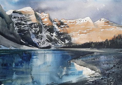 Moraine Lake 1 Painting By Jonathan Carmichael Fine Art America